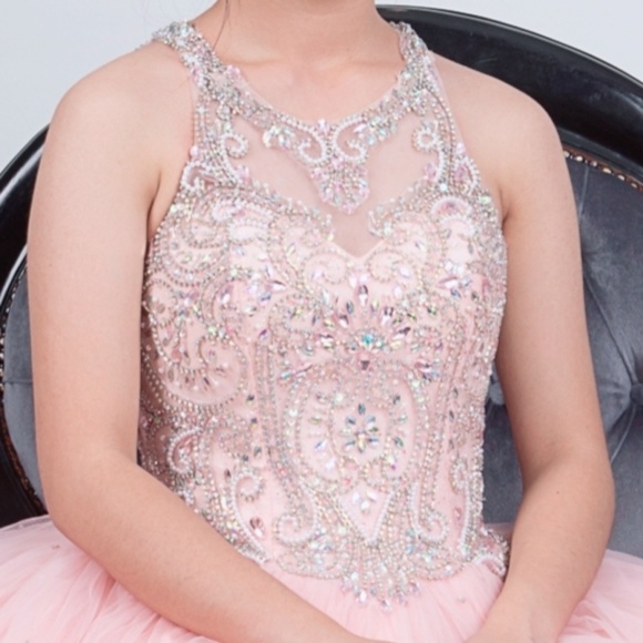 House of Vienna baby pink prom/grad dress - Picture 2 of 3